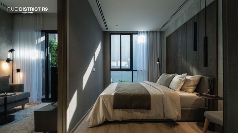 🔥🚩FOR SALE>> Nue District R9 - Rama9>> ตึก N วิวสวนส่วนกลาง ทิศตะวันออก ขนาดห้อง 26 ตร.ม. ติด MRT พระราม 9 #SA-063