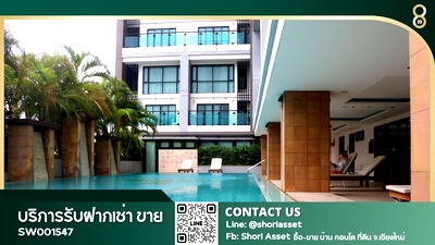 Condos for sale Chiang Mai Vocational College : The shine condominium for sale with tenant in Chang Klan. - SW001547