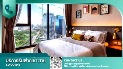 ขายคอนโด : ขายคอนโด เดอะ ไลน์ จตุจักร-หมอชิต ชั้นสูง แต่งครบพร้อมอยู่ ทำเลดีใกล้ BTS หมอชิต - SW001543
