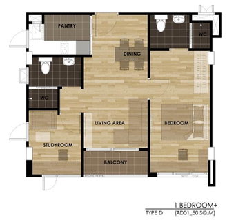 รูปภาพ Urgent condo for rent The Revo Ladprao48 50sqm. 2bed, 2bath, 1kitchen 6,500 Bht/month