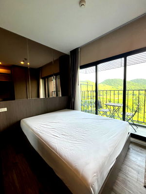เช่าคอนโด วิทยาลัยเทคโนโลยีศรีราชา : ชั้น 12 ห้อง Studio ขนาด 25 ตร.ม. วิวภูเขาด้านหลัง เงียบสงบ เเต่งสวย เฟอร์นิเจอร์/เครื่องใช้ไฟฟ้าครบ เพียง 8,500 บาท/เดือนเท่านั้น!!!