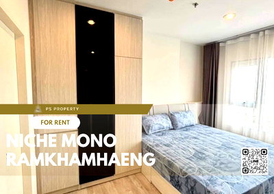 Condos for rent : For rent 📍 Niche Mono Ramkhamhaeng 📍 Complete furniture and electrical appliances.  Near the mall
