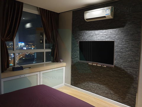 📌 For rent condo T.C. GREEN Building C, Floor 33,1 bed room, Room size 42.00 sqm