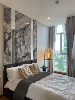 รูปภาพ P292 Condo for rent: The Coast Condominium, next to BTS Bangna, high floor view, furnished, ready to move in, very special price