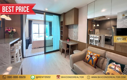 รูปภาพ 🍀🍀🍀Beautiful Room💝For Rent 📌Rhythm Rangnam (Line ID: @rent2022) Fully furnished!✨A01589