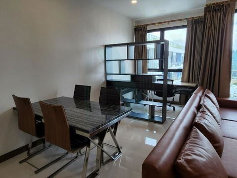 🔺 For rent Supalai Premier Charoen Nakhon, 2 bedrooms, 25th floor, near BTS Khlong San.
