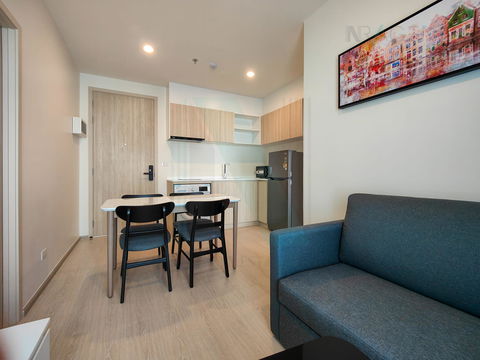 🔺 For Rent Condo NUE NOBLE RATCHADA-LAT PHRAO Building 1, Floor 15,2 bed room, Room size 43.00 sqm