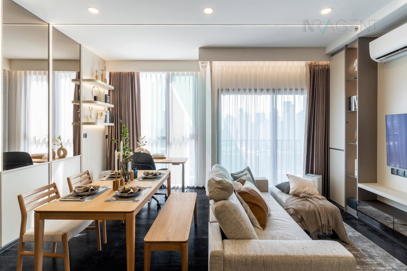 picture For Rent Condo PARK ORIGIN THONGLOR Building B, Floor 19,2 bed room, Room size 65 sqm - 4/8