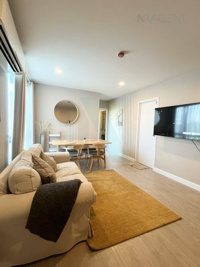 รูป 📌 ให้เช่าคอนโด เมโทร ลักซ์ ริเวอร์ฟรอนท์ อาคาร D ชั้น 5 2 ห้องนอน ขนาด 59.00 ตรม ใกล้ รพ.พระนั่งเกล้า - รูปที่ 7/8