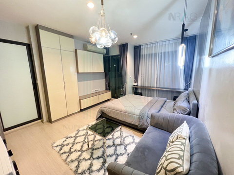 🔺 For rent condo RHYTHM ASOKE Building 1, Floor 34,Studio, Room size 22.00 sqm