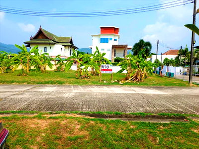 Land for sale Chao Fah Tawan Tok Road Phuket : Land for sale, Muang Phuket 110.3 square wah, corner plot, 99 Phuket Andaman Tropical Home, Suitable for pool villa