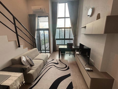 🚩 ให้เช่าคอนโด ไอดีโอ พระราม 9 - อโศก อาคาร 1 ชั้น 30 Duplex ขนาด 34.00 ตรม ใกล้ MRT พระราม 9