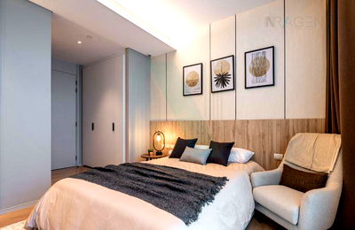 Condos for rent Pathumwan Institute of Technology : 🚩 For Rent Condo BAAN SINDHORN Building 1, Floor 2,2 bed room, Room size 122.00 sqm