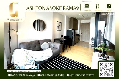 Condos for rent : ⭐️Ashton Asoke Rama9⭐️Nice decoration,Fully furnished,High Floor,Nice view,Price negotiable