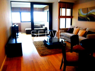 คอนโดให้เช่า : 8.5 MB (All in)! - 1 Bed with Bathtub High Fl 25+ BTS Sala Daeng 900 m. and MRT Lumphini 850 m.-Sathorn Gardens
