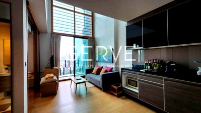 Condos for rent : Duplex 2 Beds 2 Baths Nice Room High Fl. 20+ Good Location BTS Thong Lo 100 m. / Condo For Rent-Keyne By Sansiri