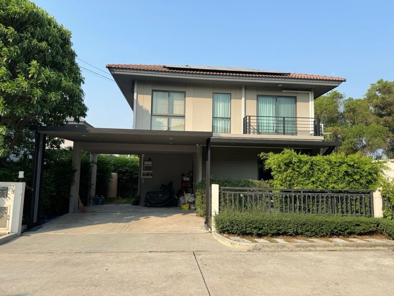 ขายบ้านเดี่ยว : 🏘🔥HOME FOR SALE>> PAVE Ramintra - Wongwaen>> บ้านเดี่ยว 2 ชั้น หลังมุม 57.80 ตร.ว 3 ห้องนอน เฟอร์นิเจอร์Buil-in ใกล้ทางด่วนจตุโชติ #AS-071