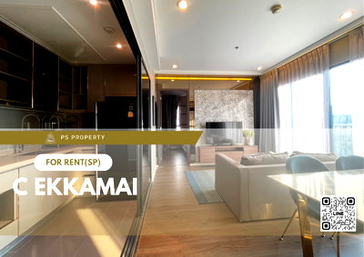 Condos for rent : For rent ✨ C Ekkamai ✨ 2 bedrooms, 2 bathrooms, furniture, complete electrical appliances, near BTS Ekkamai.