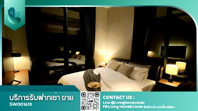 Condos for sale Asoke Road : Condo for sale, The Lofts Asoke, high floor, near MRT Phetchaburi - SW001613