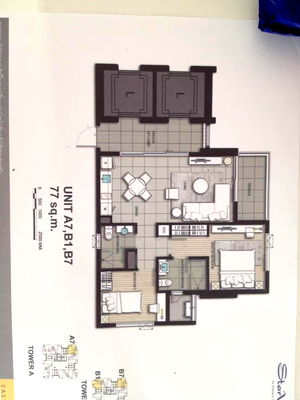 Condos for sale Silom and Sathorn Road : Star view Condo - 2beds with river view on 31Fl. 9.7mb Available now