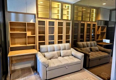 คอนโดให้เช่า : ว่างพร้อมอยู่! Life อโศก พระราม9. 1นอน 33ตรม. Line id: @pfagent