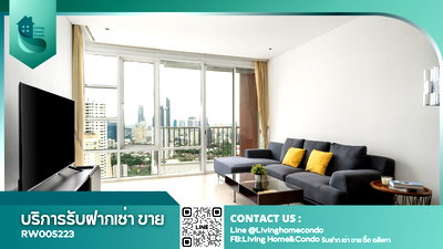 Condos for rent : For rent Fullerton Sukhumvit, beautiful room, 2 bedrooms, 2 bathrooms, fully furnished, ready to move in LH-RW005223