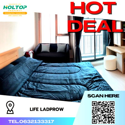 คอนโดให้เช่า : #S008       ให้เช่า Life Ladprao 