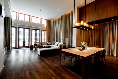 Condos for rent Bangkok : The Crest Ruamrudee 3 bedrooms, for rent