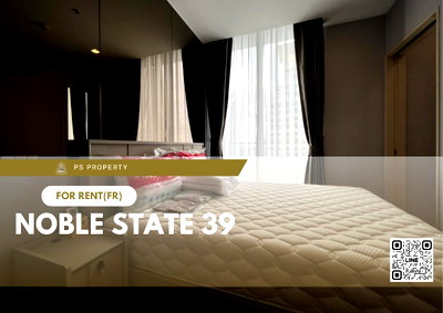 Condos for rent : For rent ✨ NOBLE STATE 39 ✨ near BTS Phrom Phong, complete with furniture and electrical appliances.