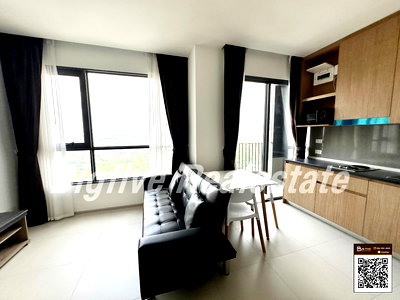 Condos for rent Rattanathibet Road : A67-072 ✨ Condo Grow Rattanathibet 35 sq.m. Morning sun, 100% parking, next to MRT Sai Ma ✨