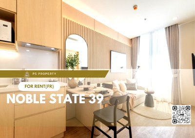 Condos for rent : For rent ✨ NOBLE STATE 39 ✨ near BTS Phrom Phong, complete with furniture and electrical appliances.