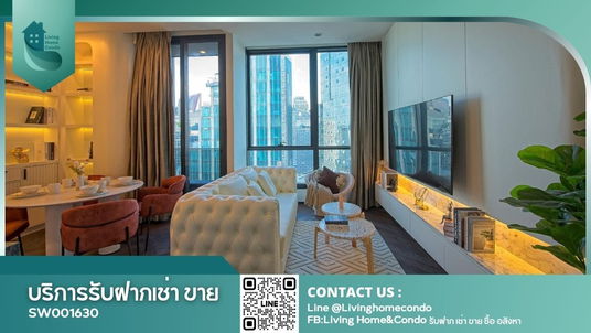 Condo for sale, The Esse Sukhumvit 36, 2beds, high floor, fully furnished