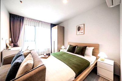 Condos for rent : 📲LineID: Habitant (With@ Ahead)🔥For Rent Life Asoke -Rama 9🔥New Decorate🔥