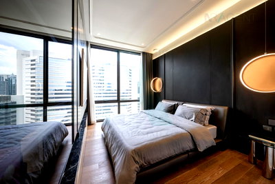 Condos for sale The Platinum Fashion Mall : For sell condo MUNIQ LANGSUAN Building 1, Floor 18,1 bed room, Room size 56.00 sqm