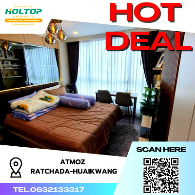 Condos for rent : #S059 Atmoz       Ratchada-Huaikwang
