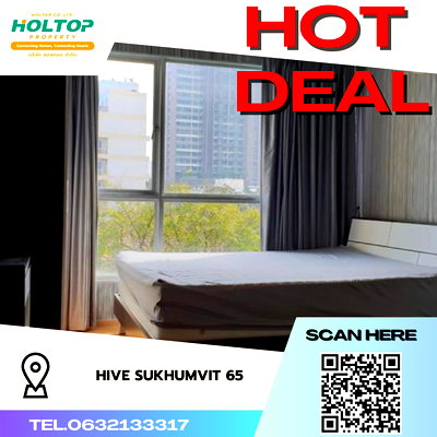 Condos for rent : #S106 For Rent Hive Sukhumvit65