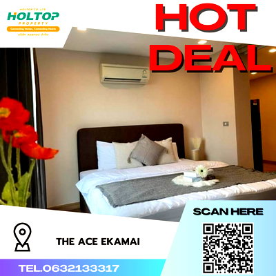 คอนโดให้เช่า : #R049 ให้เช่า    THE ACE EKAMAI