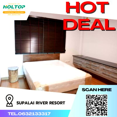 คอนโดให้เช่า : #R045 ให้เช่า Supalai River Resort 
