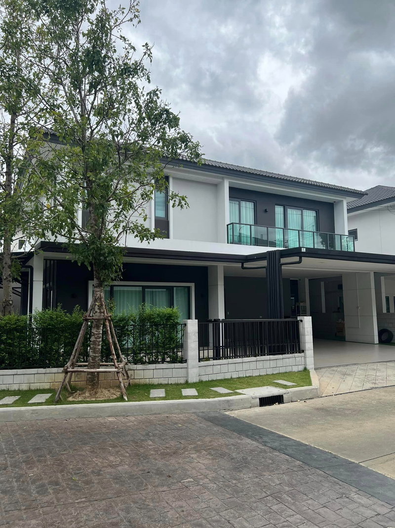 ขายบ้านเดี่ยว : ขายบ้านเดี่ยว 2 ชั้น CENTRO ราชพฤกษ์ – สวนผัก 3 ใกล้ Central Wastville และทางด่วนศรีรัช