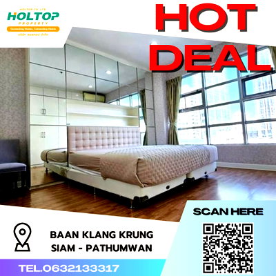 Condos for rent : #R048 For rent Baan Klang Krung Siam-Pathumwan