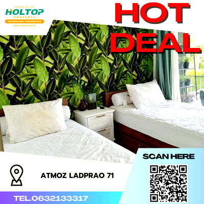 Condos for rent Central Festival East Ville : #S084 For Rent Atmoz  Ladprao71