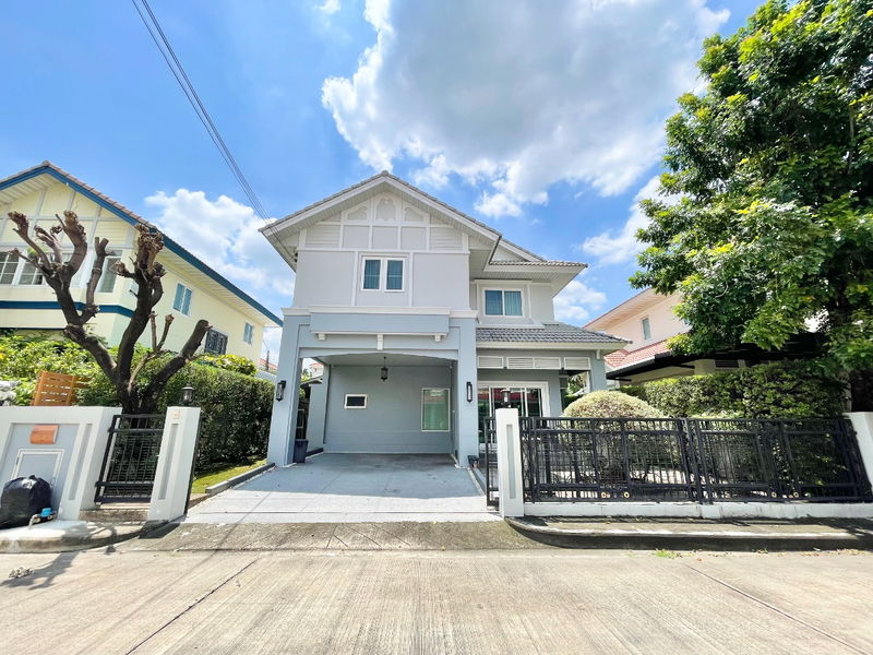 Houses for sale : For sale, single house Perfect Place Perfect Place Sukhumvit 77 Suvarnabhumi Phase 3 fully furnished near expressway