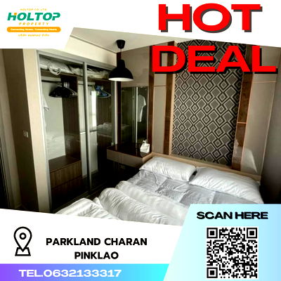Condos for rent Central Pinklao : #R071   For rent Parkland Charan-Pinklao