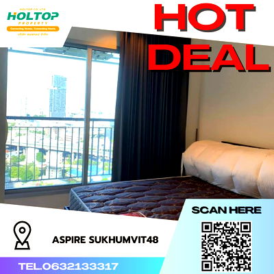 คอนโดให้เช่า : #R066 ให้เช่า  Aspire Sukhumvit48