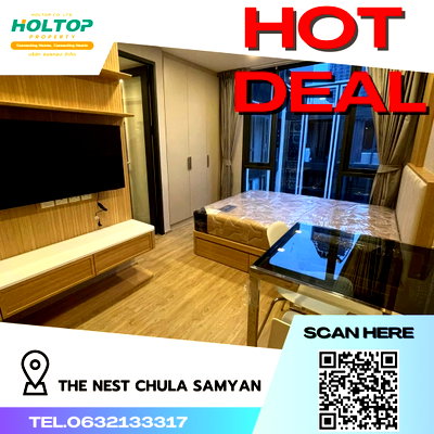 คอนโดให้เช่า : #R061 ให้เช่า The Nest Chula Samyan