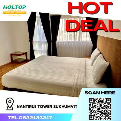 คอนโดให้เช่า : #R102 ให้เช่า Nantiruj Tower Sukhumvit
