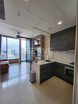 1 Bed with Bathtub Nice Room and Good Location in Asoke Area MRT Sukhumvit 550 m. & BTS Asok 700 m.-The Esse Asoke
