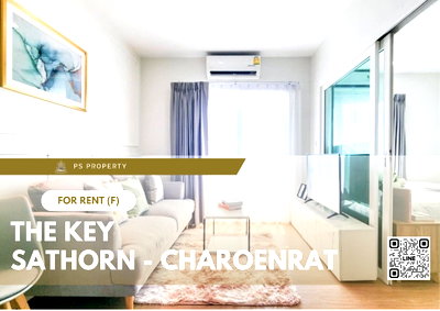 Condos for rent : For rent ✨ The Key Sathorn - Charoenrat ✨ complete furniture and electrical appliances, near Terminal Rama 3 mall.