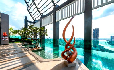 Condos for rent : For rent: Rhythm Sathorn 21, 1 bedroom, ready to move in, Chao Phraya River view, near BTS Saphan Taksin