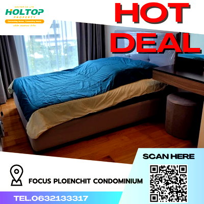 คอนโดให้เช่า : #R092 ให้เช่า  Focus Ploenchit Condominium
